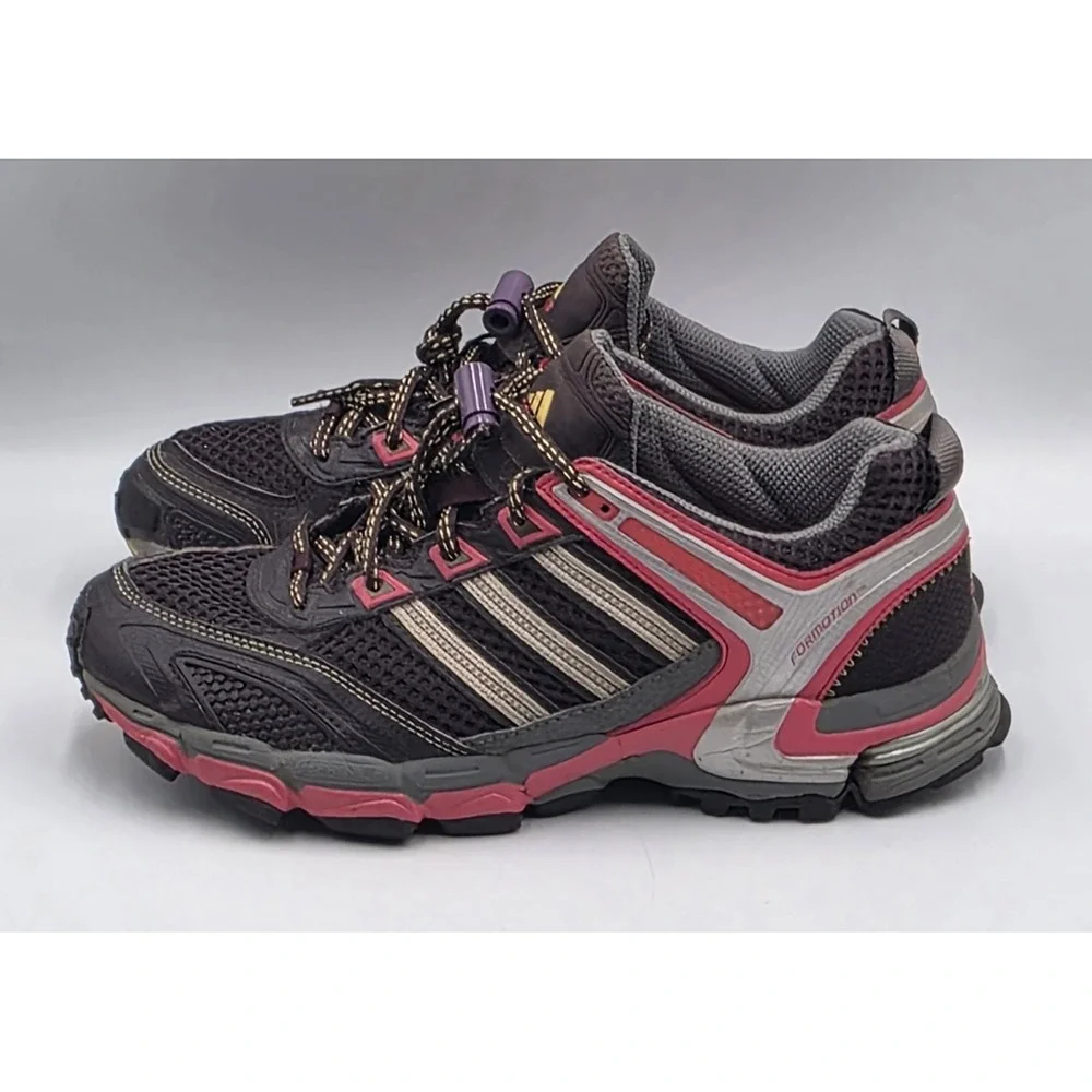 Adidas Kanadia TR2 Trail Running Hiking Shoes Womens 8 Purple Pink G01882